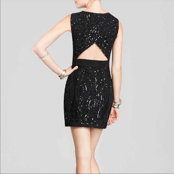 Free People Black Sequin Dress - Picture 2 of 4